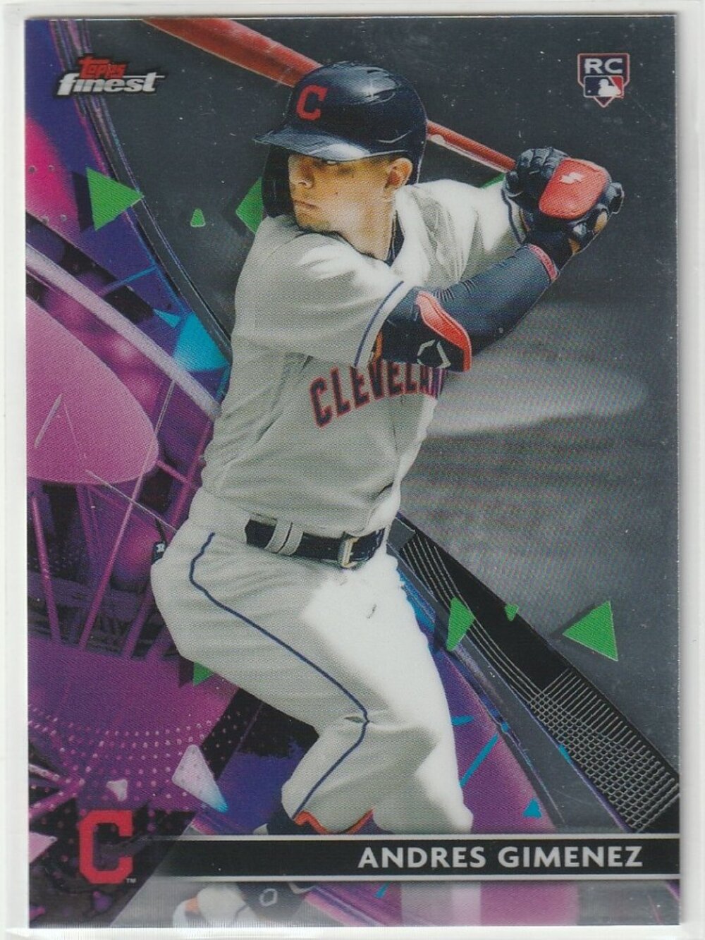 2021 ANDRES GIMENEZ Topps Finest Baseball Rookies Rookie Card RC #10